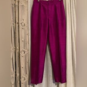 Vintage Dolce & Gabbana Silk Shantung Pants 40